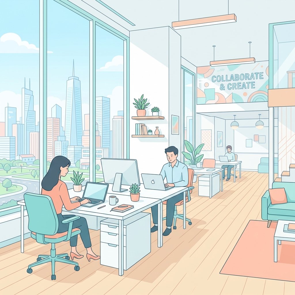 Workspace Illustration